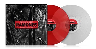 RAMONES - MANY FACES OF THE RAMONES Red/clear vinyl (2LP)