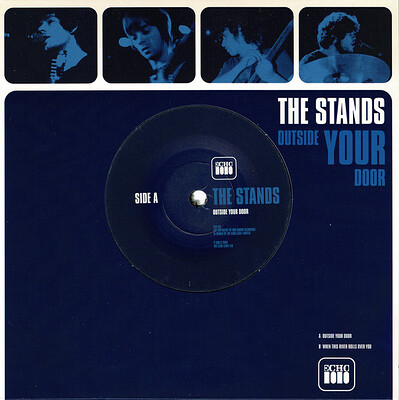 STANDS, THE - OUTSIDE YOUR DOOR UK Numbered Ed in coloured wax (7")