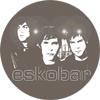 ESKOBAR - LOGO & FACES    Black and white print, 1” pin/badge (BADGE)