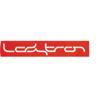 LADYTRON - LOGO   Red/white    1” pin/badge (BADGE)