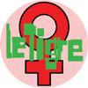 LE TIGRE - FEMALE LOGO   Red/pink/green    1” pin/badge (BADGE)