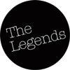 THE LEGENDS - LOGO Black/white 1” pin/badge (BADGE)