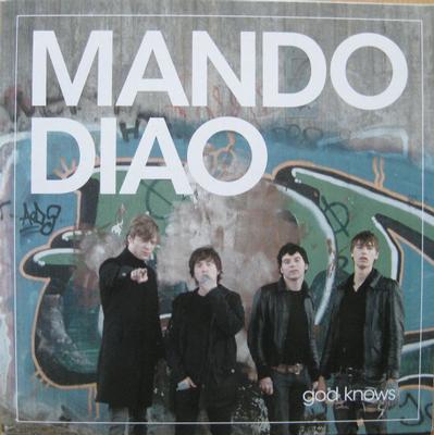 MANDO DIAO - GOD KNOWS 4 track Ep, Blue vinyl, Lim.Ed. 500 copies (7")