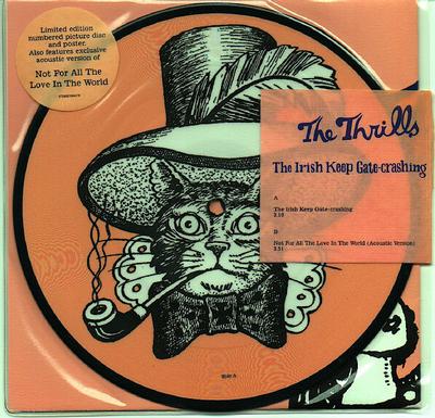 THRILLS, THE - IRISH KEEP GATE-CRASHING Rare deleted picture disc (7")