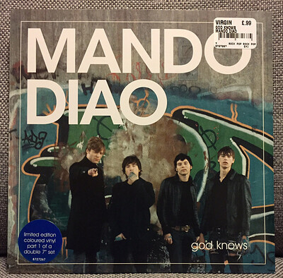 MANDO DIAO - GOD KNOWS/ Sheepdog (Live in Boston) (7")