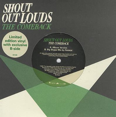 SHOUT OUT LOUDS - COMEBACK #1/ Big slippa mix by Ratatat   UK (7")