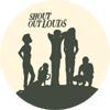 SHOUT OUT LOUDS - BAND SHADOW    1” pin/badge, Black & yellow (BADGE)