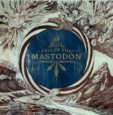 MASTODON - CALL OF THE MASTODON Coke bottle greenwith aqua blue pinwheels w/ splatter (LP)