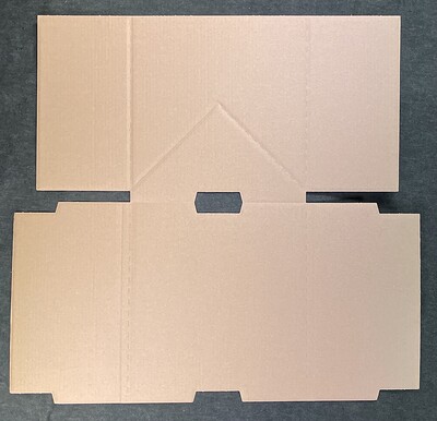 LP- KARTONG/ MAILER - 50-PACK kartong i hård wellpapp som går att skicka 1-8 Lp-skivor i. (ACC)