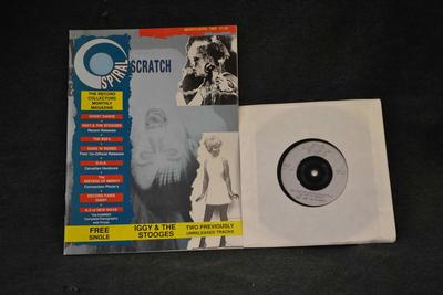 IGGY & THE STOOGES - SHE CREATURE OF HOLLYWOOD HILLS / Untitled promo with Spiral Scratch magazine incl magazine No Ps Mi (7")