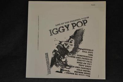 POP, IGGY - LIVE AT THE CHANNEL 7-19-88  Radio Promo US Lim Ed Numbered Original press, #3115 Ex (LP)