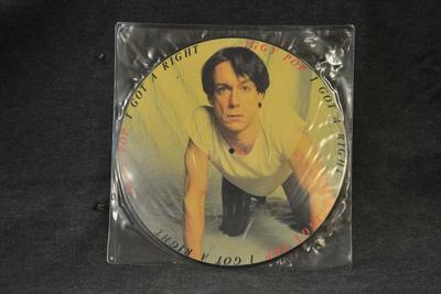 POP, IGGY - I GOT A RIGHT    French Pic disc , diffrent tracks and sleeve compared to Bomp album Mint- (LP)