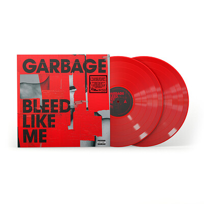 GARBAGE - BLEED LIKE ME remastered 2024 reissue with 10 track Bonus LP, transparent red. (2LP)