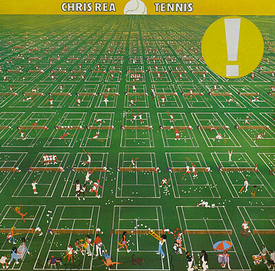 REA, CHRIS - TENNIS German mid/late 80:s re-issue (LP)