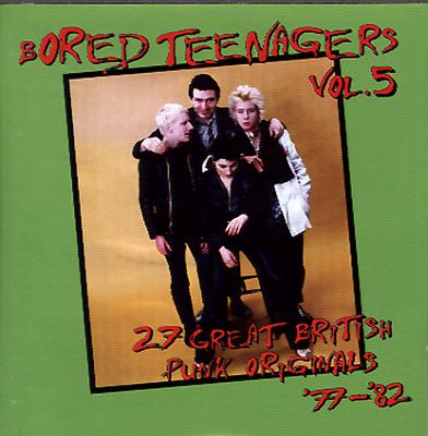BORED TEENAGERS - VOL.5  COMPILATION    Rare UK Punktracks 77-82, incl. great booklet (CD)