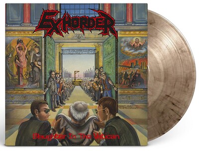 EXHORDER - SLAUGHTER IN THE VATICAN clear/black marbled 180g (LP)