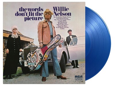 NELSON, WILLIE - THE WORDS DON’T FIT THE PICTURE Limited 180g blue vinyl reissue of 1972 album (LP)