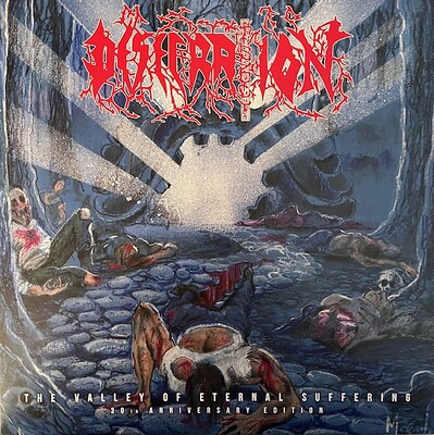 DESECRATION - THE VALLEY OF ETERNAL SUFFERING, Italian Death metal, First time on Vinyl (LP)