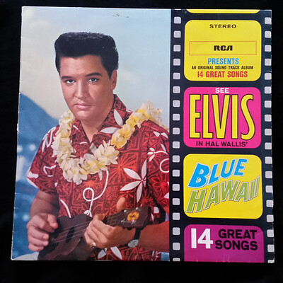 PRESLEY, ELVIS - BLUE HAWAII (SOUNDTRACK) Swedish 70:s re-issue (LP)