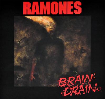 RAMONES - BRAIN DRAIN reissue of Australian edition (LP)
