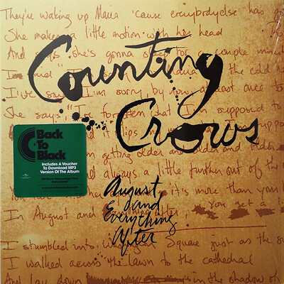 COUNTING CROWS - AUGUST AND EVERYTHING AFTER eec 2013 pressing, still sealed (LP)