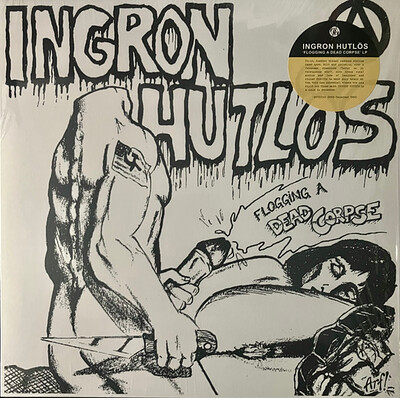 INGRON HUTLÖS - FLOGGING A DEAD CORPSE Limited Edition 50 copies in Yellow /Clear vinyl, classic 1983-85 HC, RSD24 (LP)