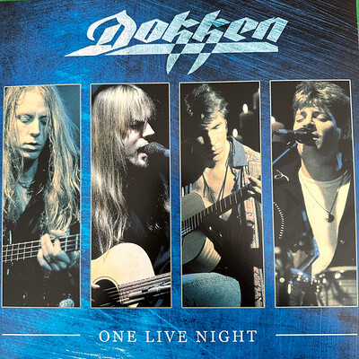 DOKKEN - ONE LIVE NIGHT Lim. Ed. 400 copies in Black vinyl (2LP)