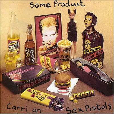 SEX PISTOLS - SOME PRODUCT - CARRI ON SEX PISTOLS UK first edition, with "sunken" labels (LP)