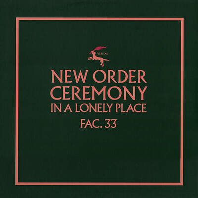 NEW ORDER - CEREMONY UK original 12" maxi, green sleeve (12")