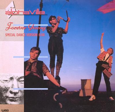 ALPHAVILLE - FOREVER YOUNG German maxi single, Special Dance version 6:06 (12")