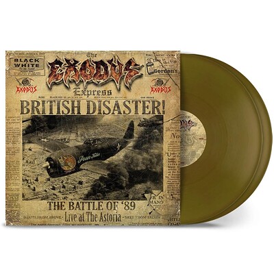 EXODUS - BRITISH DISASTER THE BATTLE OF Gold vinyl reissue (2LP)