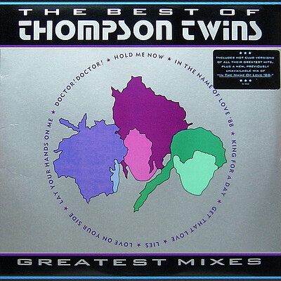 THOMPSON TWINS - THE BEST OF THOMPSON TWINS - GREATEST MIXES 1988 compilation, U.S. pressing. Still sealed copy! (LP)