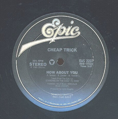 CHEAP TRICK - HOW ABOUT YOU U.S. promo 12" maxi (12")