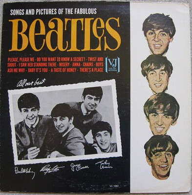BEATLES, THE - SONGS AND PICTURES OF THE FABULOUS BEATLES U.S. re-issue (LP)