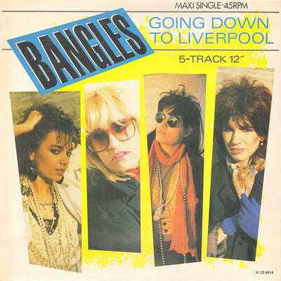 BANGLES - GOING DOWN TO LIVERPOOL 5-track 12" maxi, Dutch pressing (12")