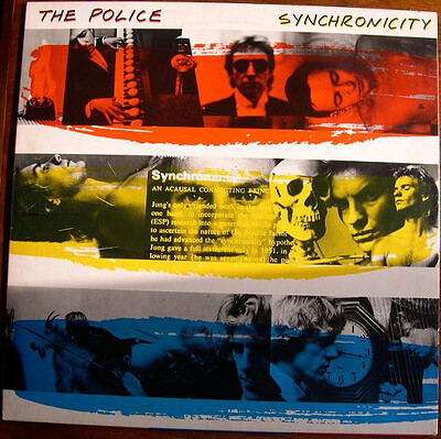 POLICE, THE - SYNCHRONICITY U.S. pressing, red/yellow/blue sleeve (LP)