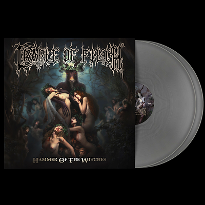 CRADLE OF FILTH - HAMMER OF THE WITCHES 2024 Silver vinyl reissue (2LP)