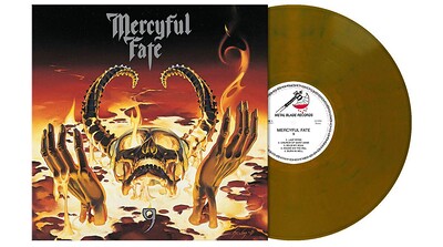 MERCYFUL FATE - 9 Yellow with blue swirls, incl. poster (LP)
