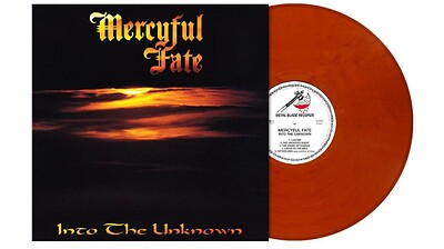 MERCYFUL FATE - INTO THE UNKNOWN Ice Tea Marbled, incl. poster (LP)
