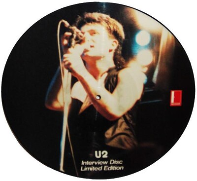 U2 - INTERVIEW DISC LIMITED EDITION Picture Disc (7")