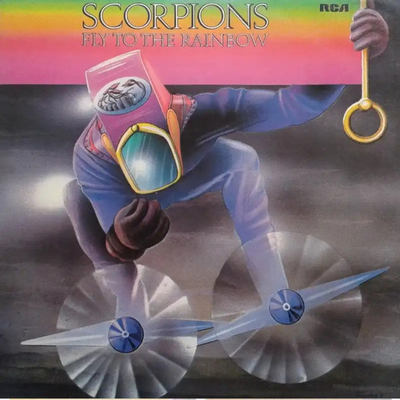 SCORPIONS - FLY TO THE RAINBOW German mid-80:s pressing (LP)