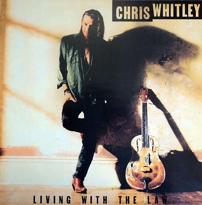 WHITLEY, CHRIS - LIVING WITH THE LAW Dutch pressing (LP)