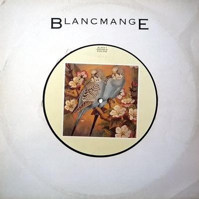 BLANCMANGE - DON'T TELL ME UK 12" maxi, die-cut ps, large labels (12")