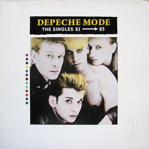 DEPECHE MODE - THE SINGLES 81 - 85 Scandinavian pressing, "Printed in Holland" on rear (LP)