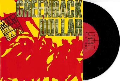 THE MEN THEY COULDN'T HANG - GREENBACK DOLLAR / Night To Remember (7")