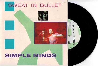 SIMPLE MINDS - SWEAT IN BULLET UK Original Double Single Pressing (7")