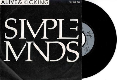 SIMPLE MINDS - ALIVE & KICKING / Alive & Kicking (Instrumental) (7")