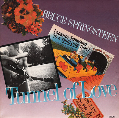 SPRINGSTEEN, BRUCE - TUNNEL OF LOVE / Two For The Road eec original (7")