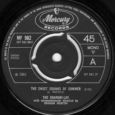 SHANGRI-LAS, THE - THE SWEET SOUNDS OF SUMMER / I''ll Never Learn uk original (7")