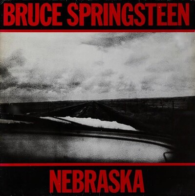 SPRINGSTEEN, BRUCE - NEBRASKA eec 1985 pressing, mintish disc! (LP)